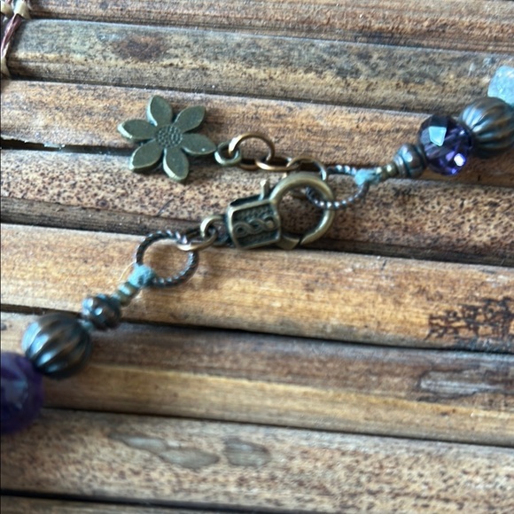 💜Purple Handcrafted Lepidolite Pendant Necklace - Picture 6 of 12